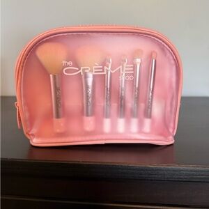 The Crème Shop Best Essentials Makeup Brush Complete Travel Set- NEW